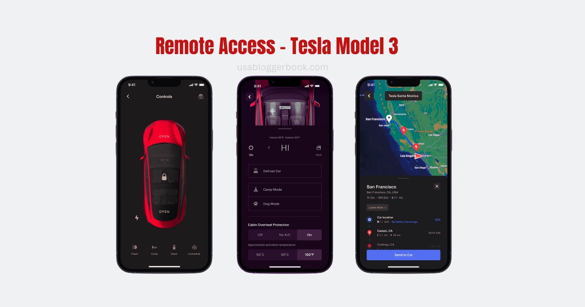 Tesla Model 3 Remote Access