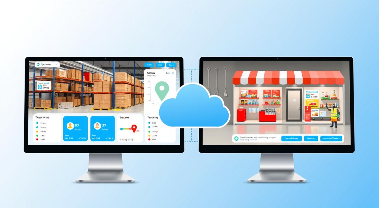 free inventory software to track items in two locations